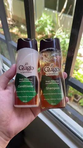 Gugo anti hairfall shampoo and conditioner. #gugo #gugoshampoo #gugoconditioner #gugoantihairfall #antihairfallshampoo #antihairfall 