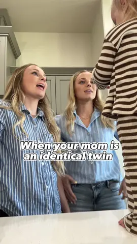 When your mom is an identical twin  #twins #identicaltwins #twinsisters 
