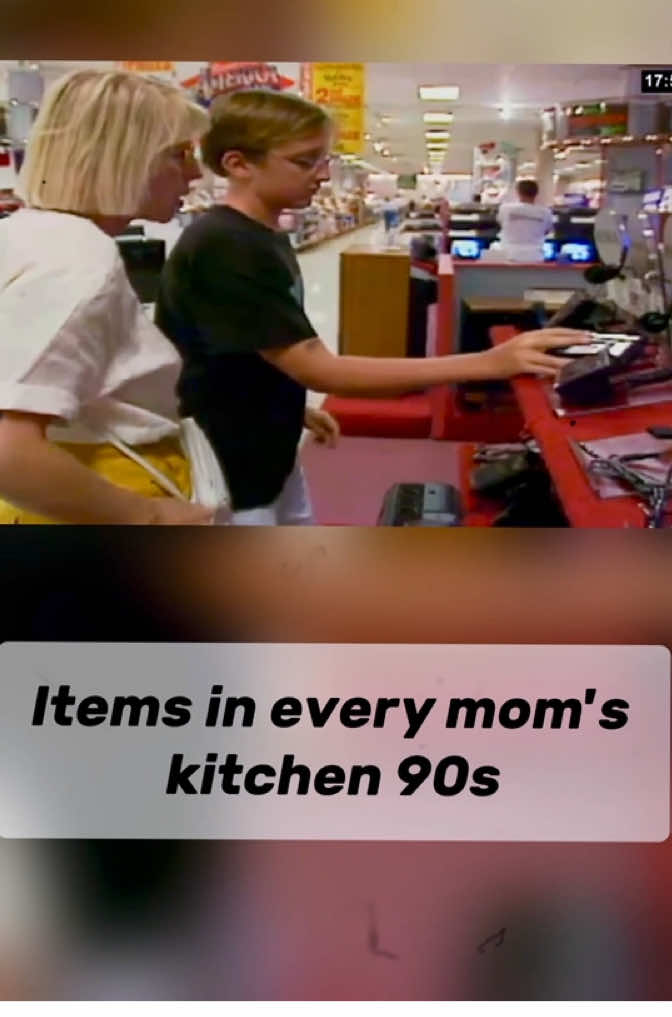 Moms kitchen in the 90s was something else 😅 #nostalgia #1990s #90smoms #usa #fyp #foryoupage #trending 