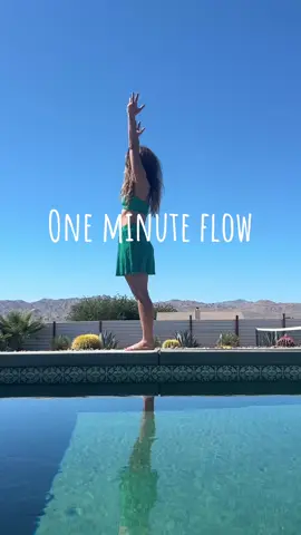 One minute flow; anytime 🧿 #yogaflow #yoga 