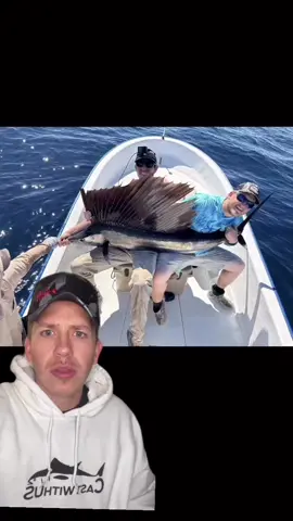 Daniel with a Sailfish in Jupiter Florida 🔥🐡#creatorsearchinsights 