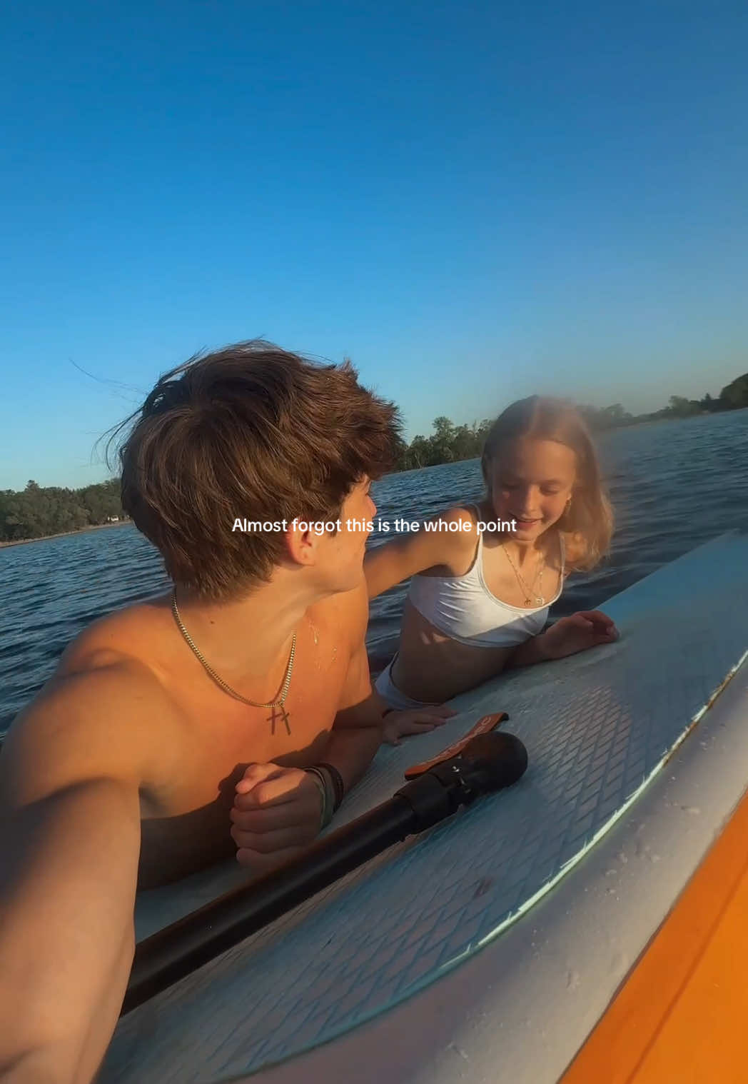 I’ve missed it #lake #lakelife #paddleboard #Summer #summervibes #relatable #fyp #Siblings #sister #viral 