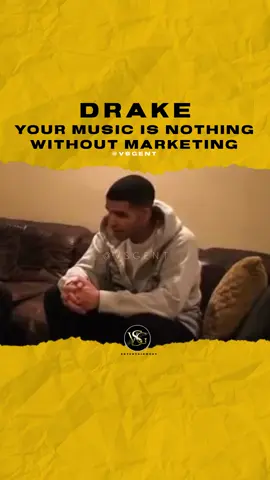 @champagnepapi Your music is nothing without marketing. Can you get a hit record without any marketing? #drake 