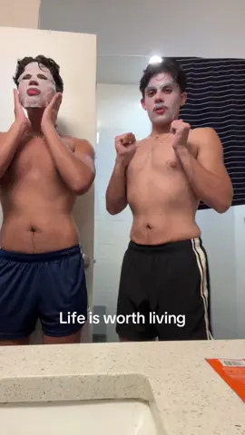 Drag race and face masks life couldn’t get any better #bf #fyp 