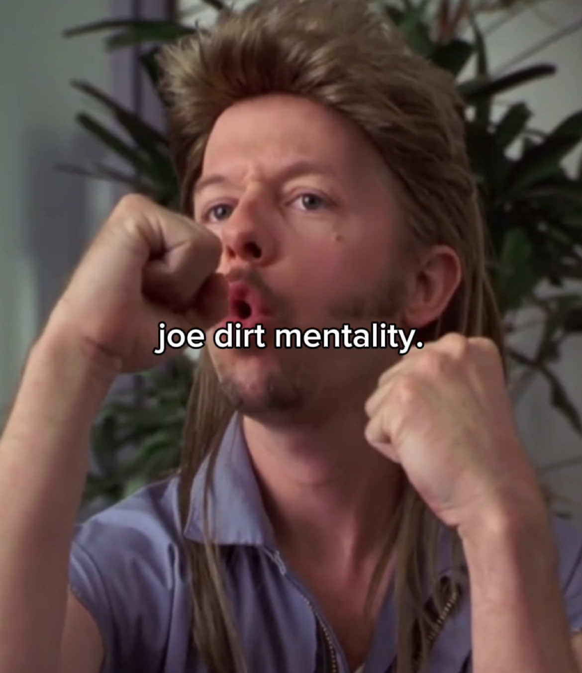 I forgot how funny this movie was until tonight. need to rewatch Dickie Roberts next 🙃 •• #joedirt #davidspade #mentality #filmtok #happymadison #comedy #idk