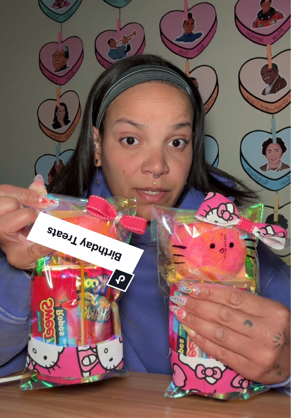 I feel like summer birthdays suck as a kid but are the best once you’re an adult???  #birthdaytreats #hellokitty #craftingafterdark #hellokittytreats 