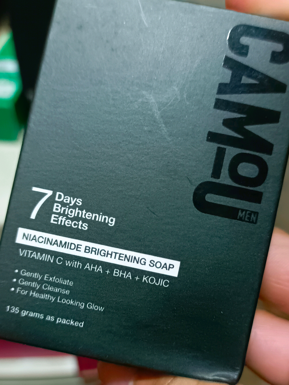 WALANG INSTANT DAHAN DAHAN KANG PUPUTI. #fyp #camou #camou7dayniacinamidebrighteningsoap #CAMOUSOAP #camouformen 