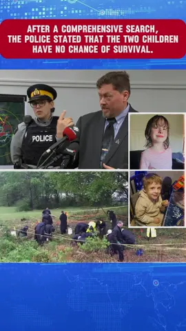 After a comprehensive search, the police stated that the two children have no chance of survival.#news #breakingnews #foryou #fyp #police #crime 