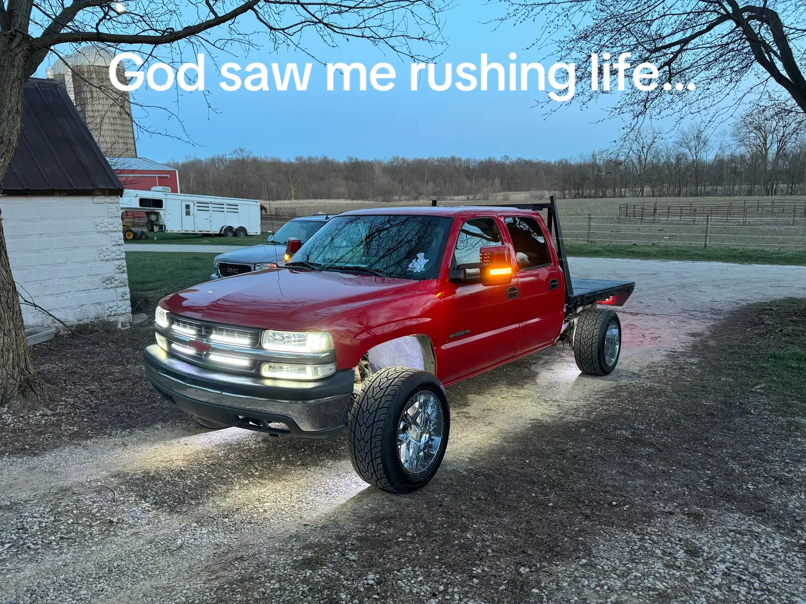 #fyp #foryourpage #truck #wides #turbo #nolimitsledlighting #trucktok #6 #dieselpower #powerstroke #diesel #americanforcewheels #floaters 