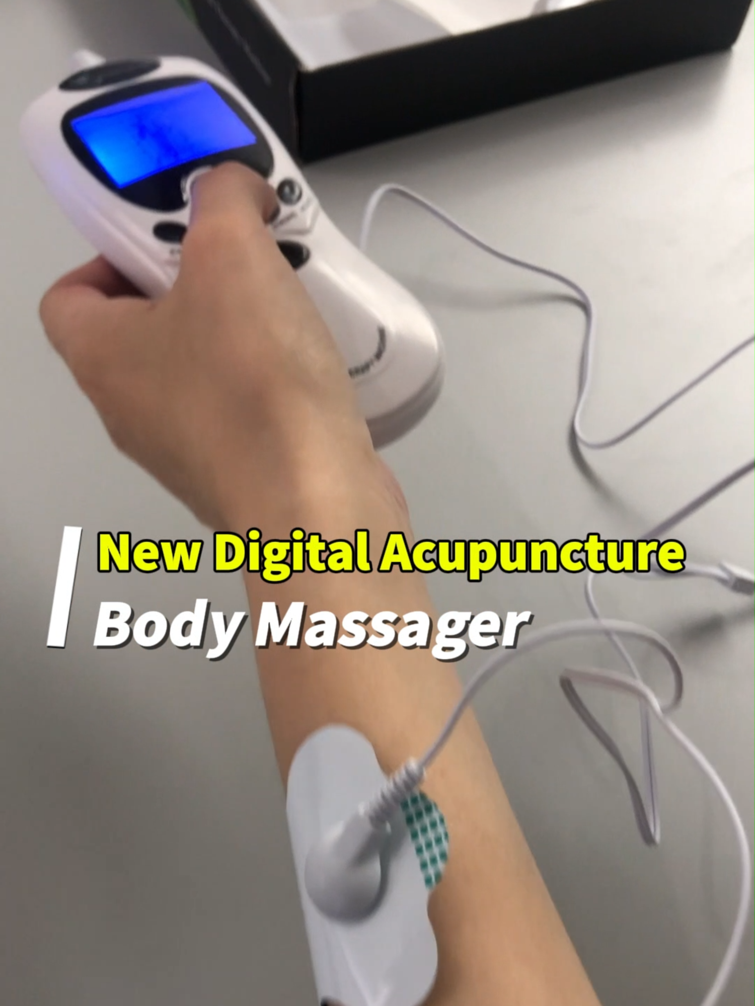 New Digital Acupuncture Body Massager 8 Modes Digital Therapy Machine Muscle Stimulator for Back Neck Foot Leg #digitalmassager #massager #acupuncture #therapymachine #foryou #foryoupage #fypシ゚viral🖤tiktok