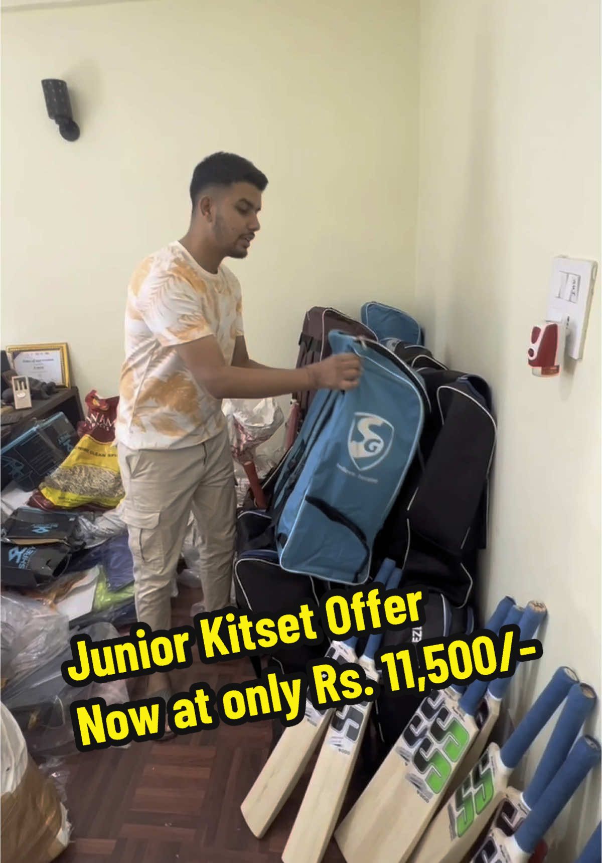 Junior Cricketers, Gear Up 🏏 Get the ultimate Junior Kitset for just Rs. 11,500/- 🤩 Perfect for kids starting leather ball cricket – includes: ✅ A-Grade Kashmir Willow Bat ✅ Yonker Helmet with protection  ✅ SG Junior Batting Pads ✅ SG Batting Gloves ✅ SG Kitbag ✅ Premium Ad. Guard 💥 All-in-One Kit | Quality Assured | Limited Time Offer! 🎯 Order now & give your kids the perfect start to their cricket journey 🚚 For reliable, safe & fast delivery, trust NepKits (Delivery charges extra based on parcel size & location) 📍 Or visit us at Ratopul, Kathmandu and grab it in person #NepKits #JuniorCricketKit #CricketNepal #CricketForKids #SGCricket #KashmirWillow #NepalCricket #CricketGearNepal #LeatherBallReady #CricketOffer
