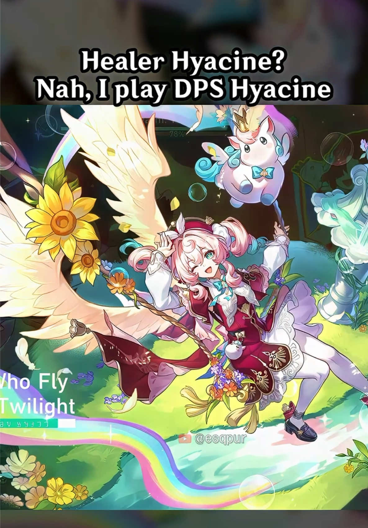 HEALER HYACINE? NAH, I PLAY DPS HYACINE #HonkaiStarRail #hsrcreators #hsrguide #Amphoreus #Hyacine