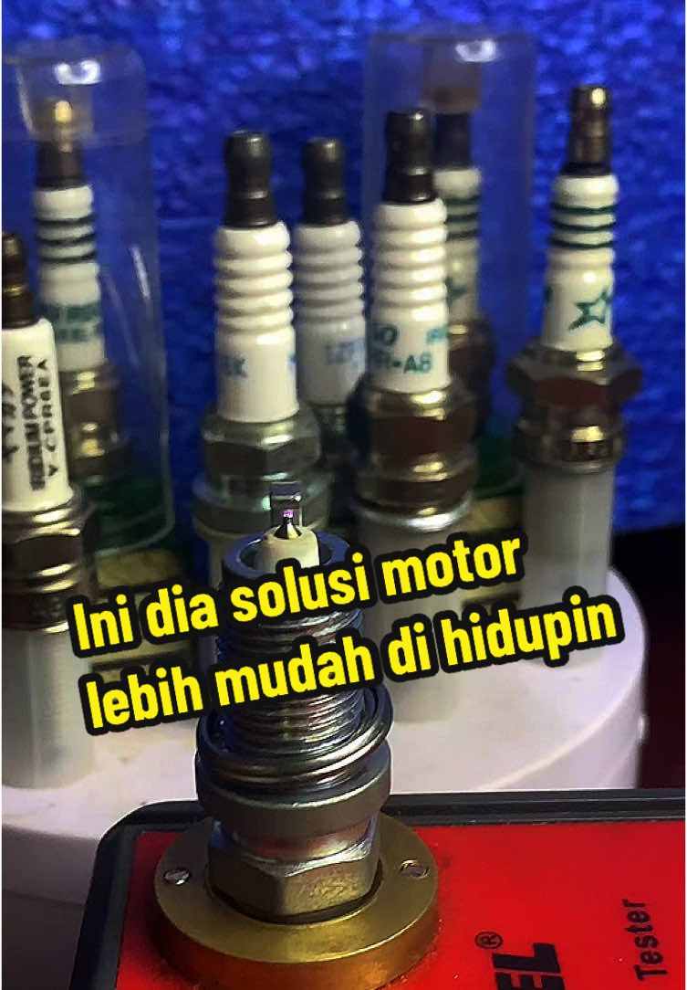 rahasia motor lebih mudah di hidupin#superiridium #busimotor #yamagata 