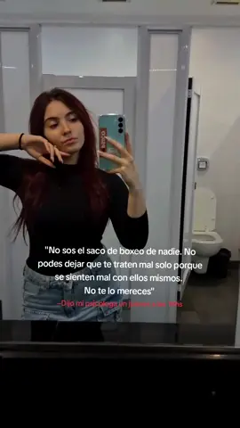 No sos el saco de boxeo de nadie               #❤️‍🩹 #fyp #paratii #psicologia 