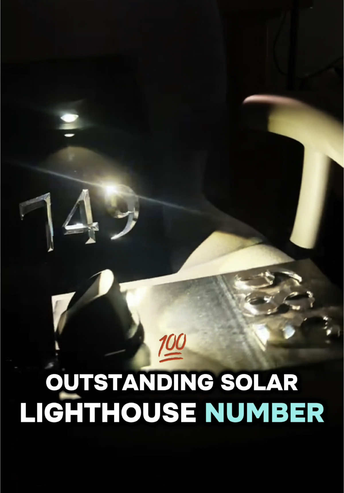 Never miss your delivery again, get our solar house number 