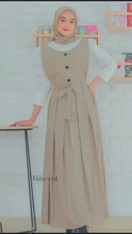 Nevval - Jasmine Overall Dress Wanita Premium / Jumpsuit Wanita Kekinian #outfitinspiration #outfit #outfitideas #outfitinspiration #OOTD #ootdhijab #ootdhijabstyle 