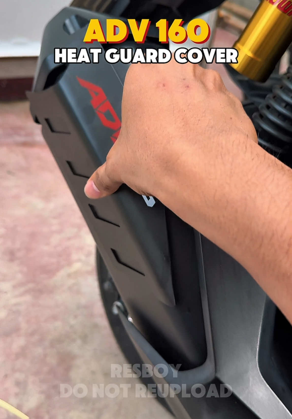 Heat guard Cover  #heatguardcover #mufflerheatguardcover #adv160 