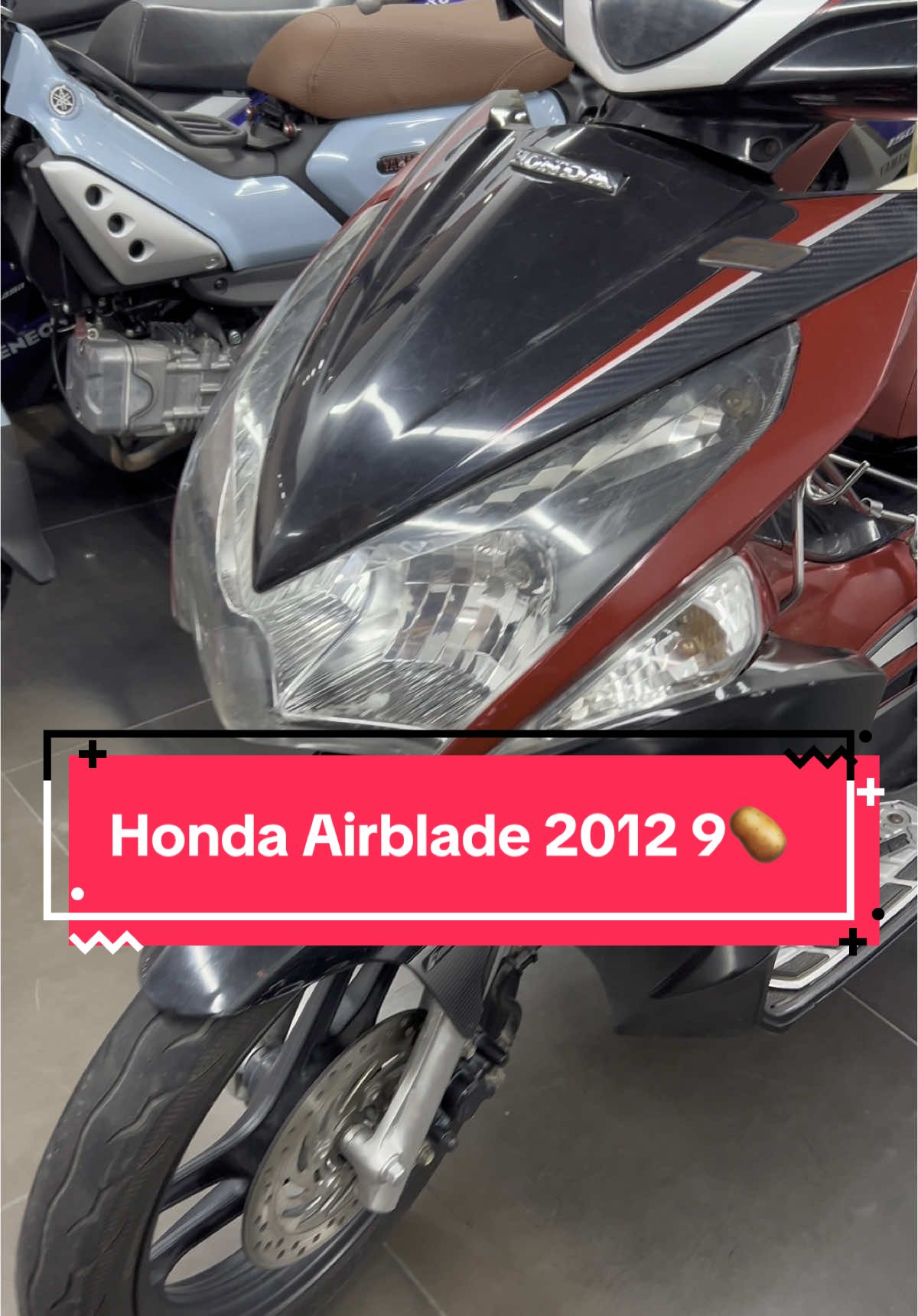 #honda #airblade #xemaythuduc #xecugiare Honda Airblade 2012 máy zin êm biển 67 BTC em ban 9🥔