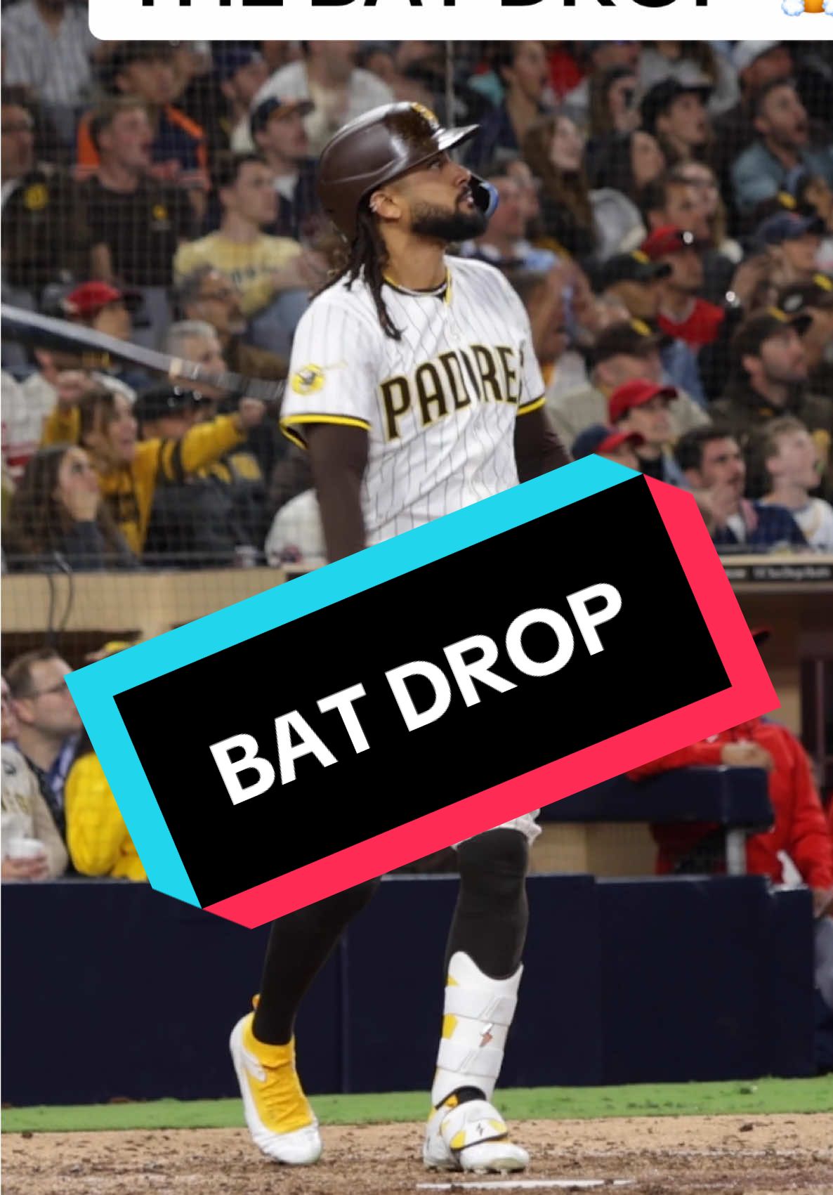 Fernando Tatis Jr.’s first walk-off home run and he DELIVERED with a fitting bat drop! #MLB #walkoff #fernandotatisjr #padres 