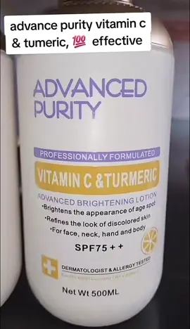 The reviews I'm getting on this lotion is a bangerrrr...  ADVANCED PURITY LOTION is a banger... if you want 2-3 shades lighter without side effects... this lotion is a must, it brightens up the skin, lightens the skin as well and contains SPF 75+   #lightening #lighteninglotion #lighteningcream #whitening #whiteningcream #skincarevendorinnigeria #skincarevendorsinlagos #house_of_supplements #effectiveskincare #SkinCare101 #whitening 