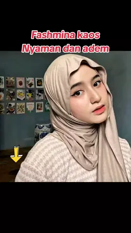 Pashmina kaos rayon ini super adem, jatuh sempurna, gampang diatur, dan cocok banget buat gaya harian kamu. Bikin look makin effortless tanpa ribet! #kerudungfashmina #hijabfashmina #hijabfashminakaos 