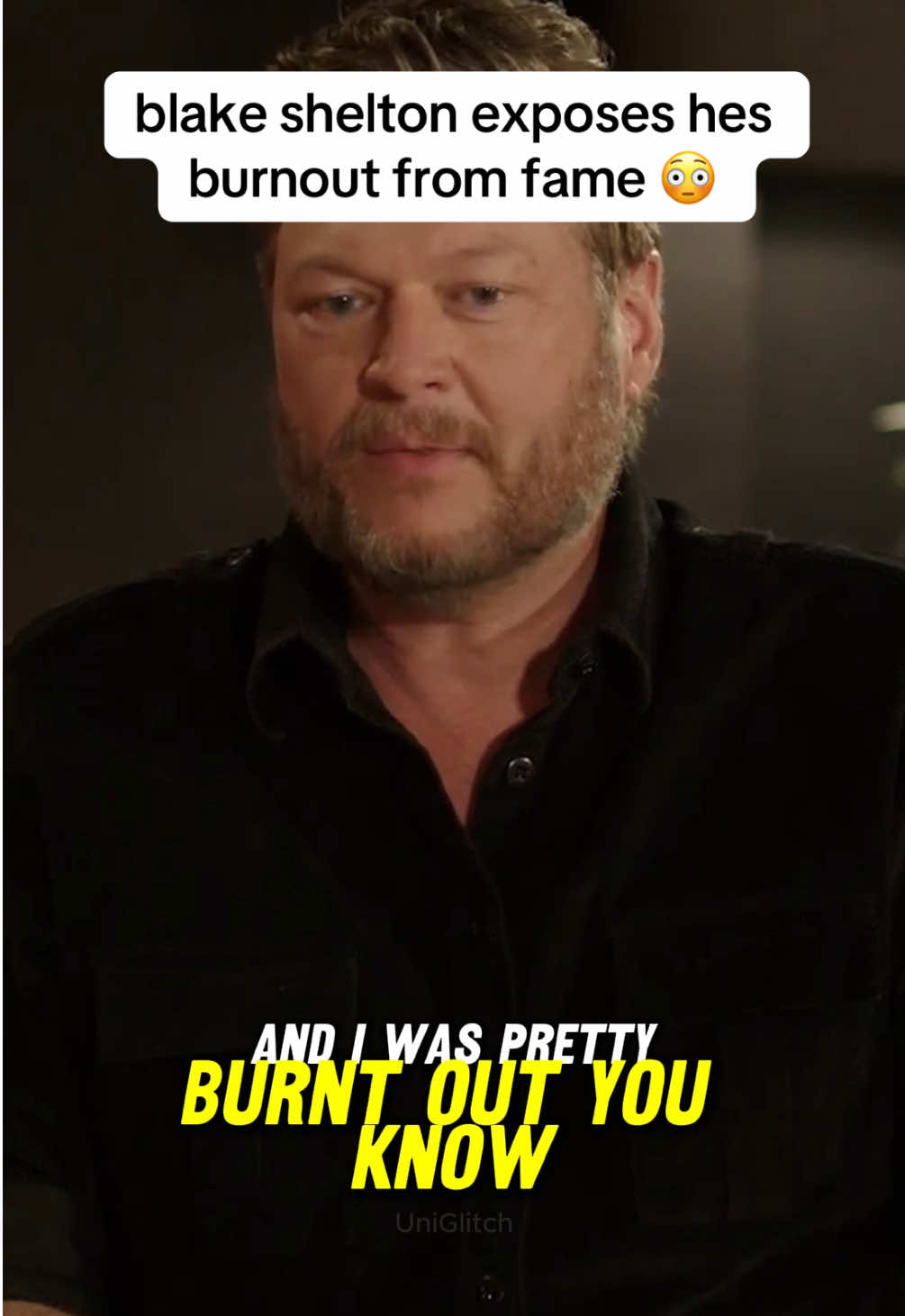 blake shelton exposes hes burnt out from fame when he was in the music and television industry at the same time  #blakeshelton #thevoice 