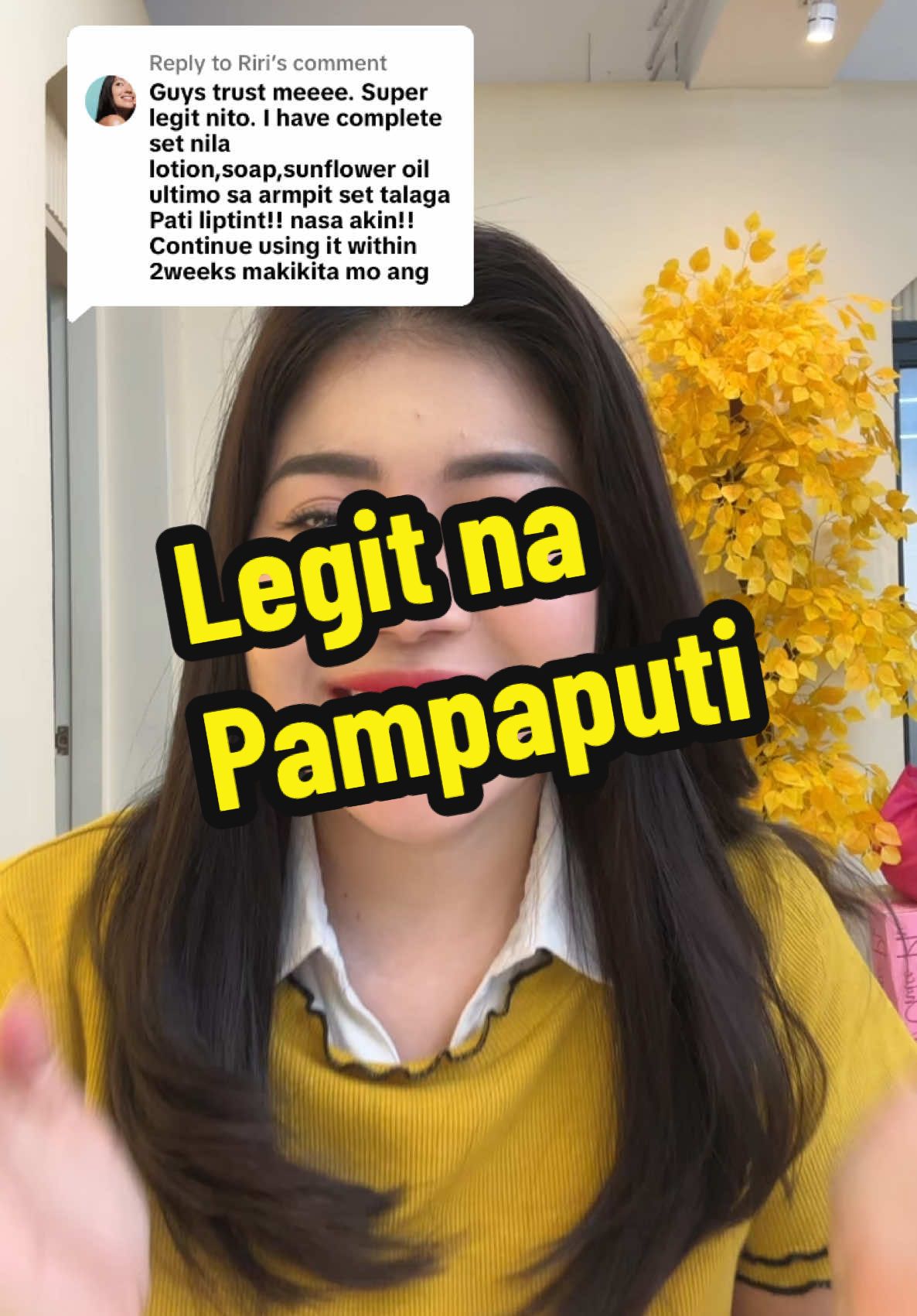 Replying to @Riri thank you sisterrr! #herchoiceph #whitening #pampaputi 