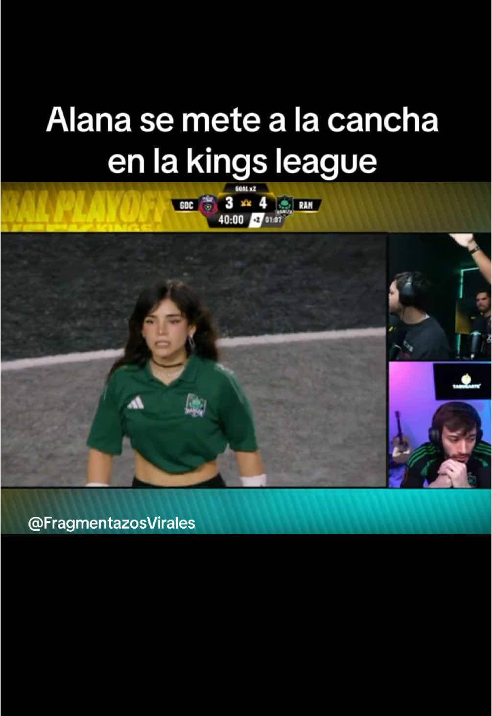 Safarrancho en la kings league protagonizado por #alana#laraniza #kingsleague #fragmentazosvirales #viral #