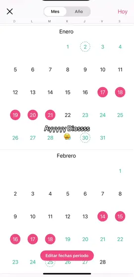 Va para largo esto😫 #flo #calendariomensual #corazonesdecalendario