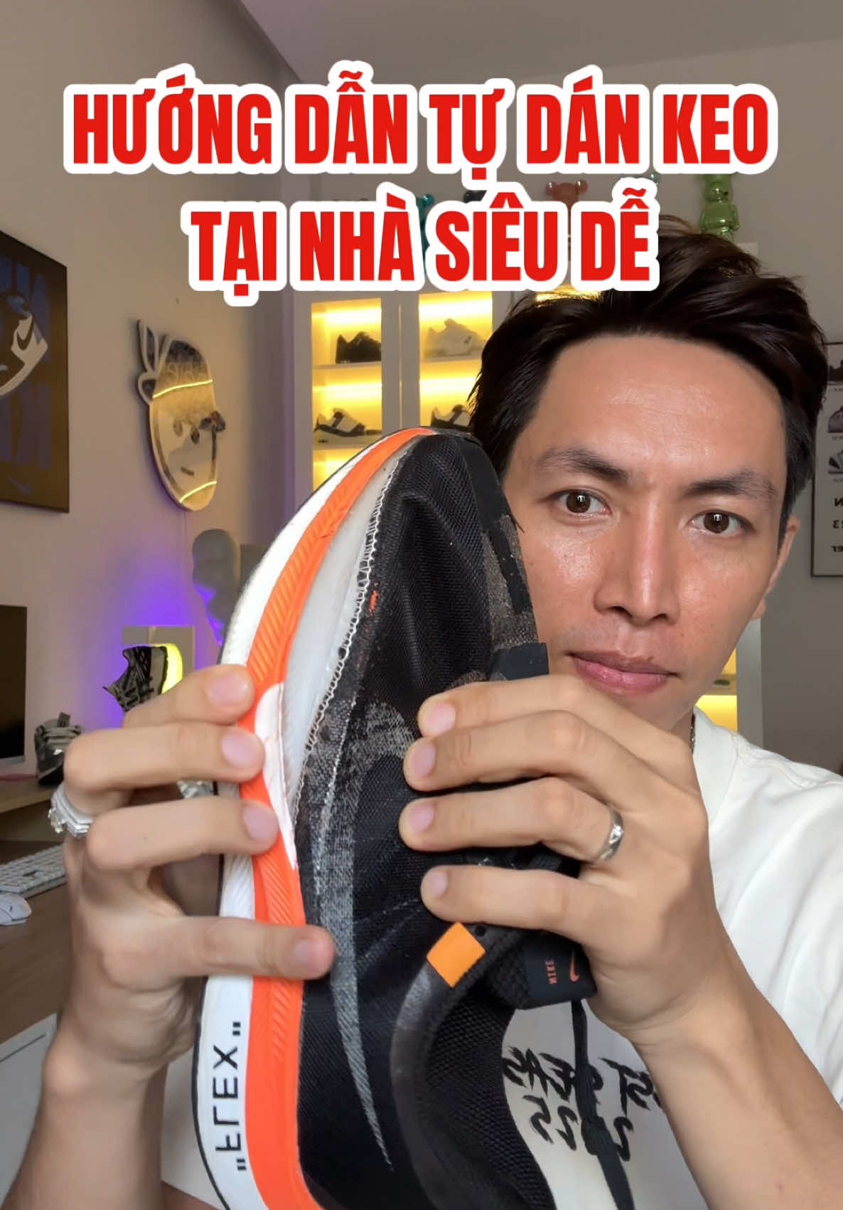 Tự dán keo giày không khó như bạn nghĩ đâu. Xem xong sẽ biết làm ✌️ #sneaker #belesneaker #sneakers #keodangiay 
