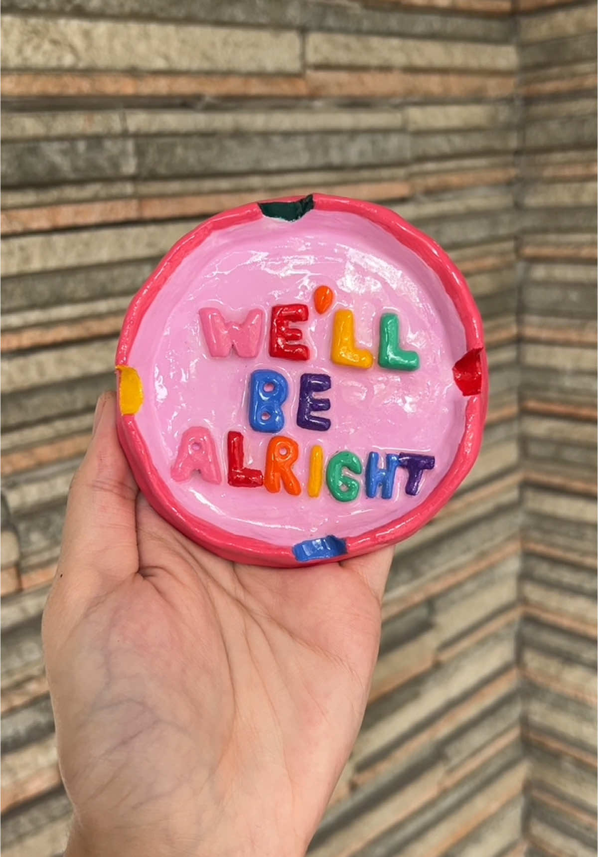 my fave trinket dish! 🥹🫶🏻 #airdryclay #trinketdish #clay #clayart #harry #harrystyles 