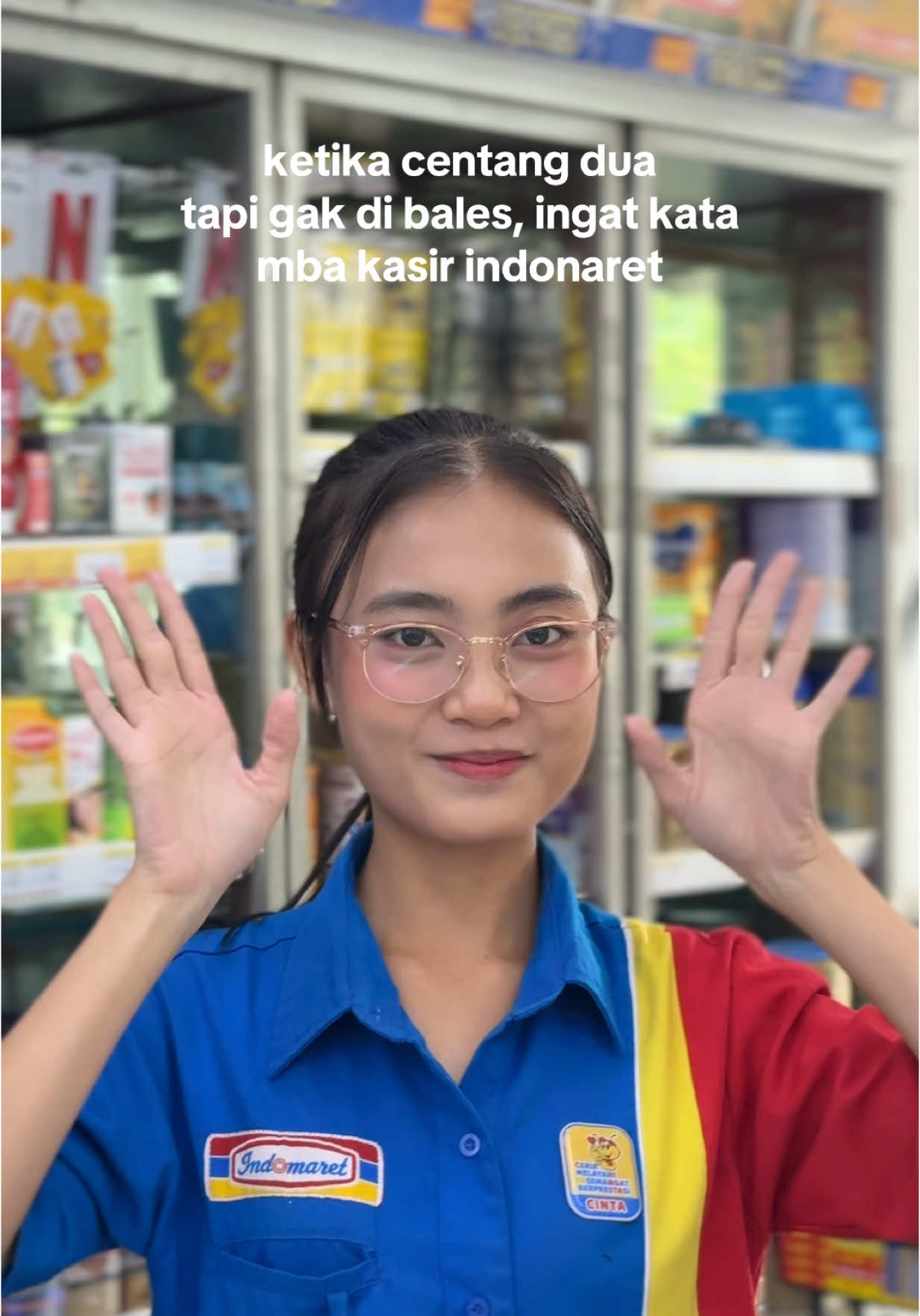 ketika centang dua  tapi gak di bales, ingat kata mba kasir indonaret
