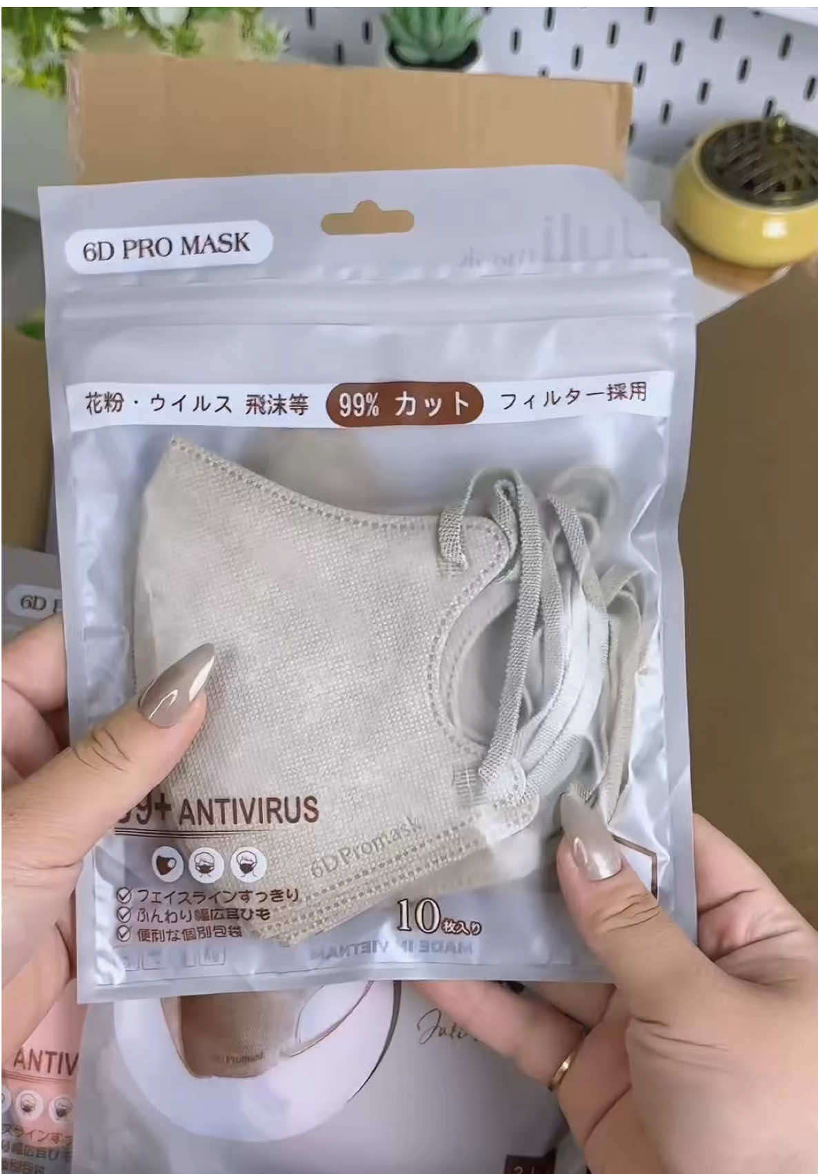 Khẩu trang 6D đeo mềm êm không sợ bị đau tai 🌷  #khautranggiadinh8 #khautrangchongnang #khautrang6d #6dpromask #khautrangchongtiauv 