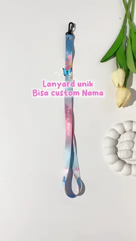 Bisa pake nama kalian loh 🥰 #lanyard #idcard 