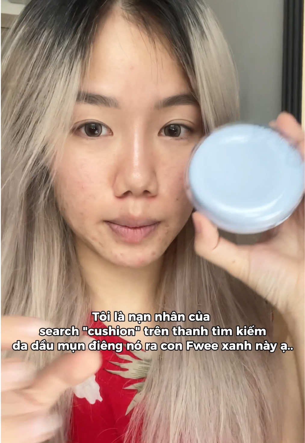 Da dầu mụn cũng dùng được cushion Fwee xanh  #Fwee #cushion #cushionfwee #makeup #reviewlamdep #mụn #damun #NVNM #TTS2025