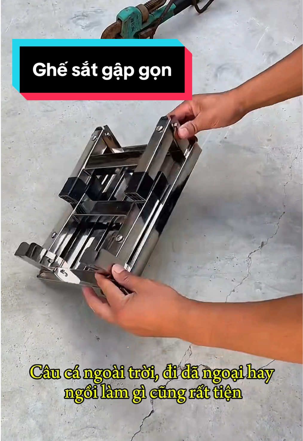 Ghế sắt gấp gọn ,ghế đẩu sắt #viral #ghegapgon #noithat #phongcachsong 