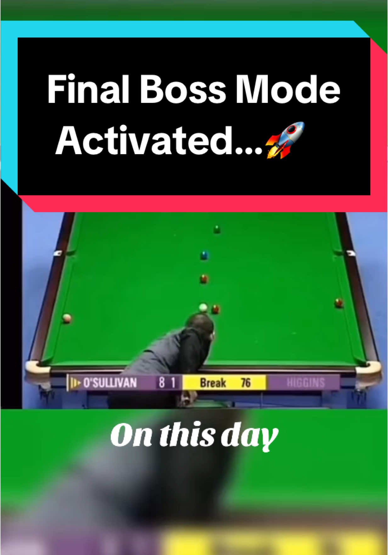 #onthisday a peak, bald Ronnie O’Sullivan hitting balls for fun #snooker #sports #epic #wow #viral #fyp 