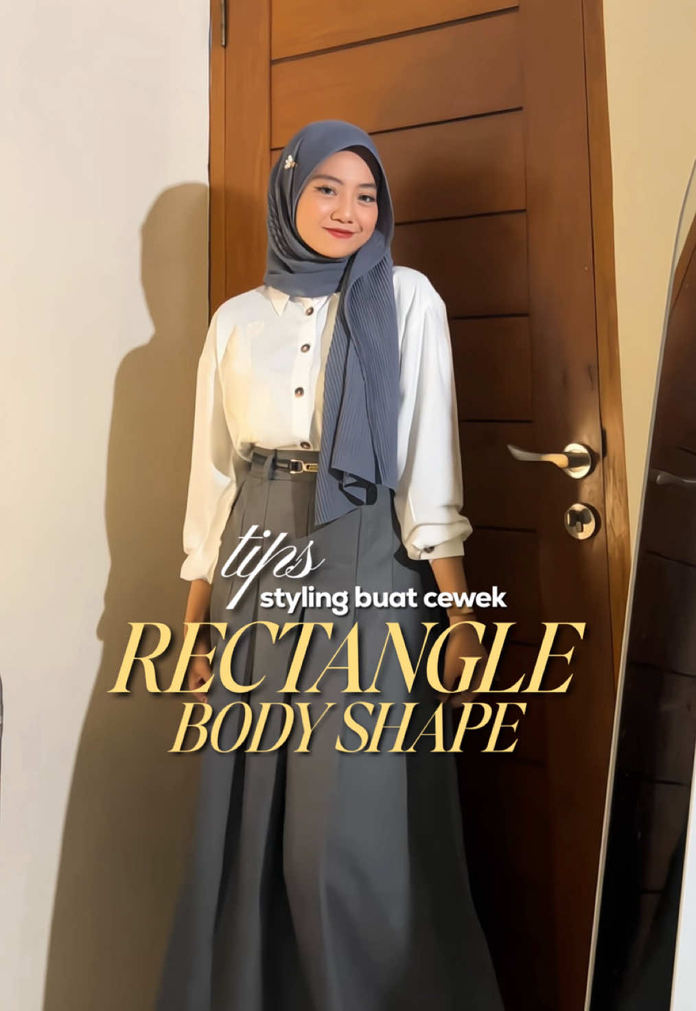 Tips styling buat cewek yang punya rectangle body shape✨ #tipsootd #tipsdresswell #dresswell #rectanglebody 