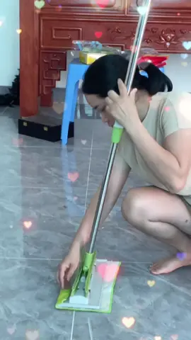 Chổi lau sàn kẹp khăn đa năng 