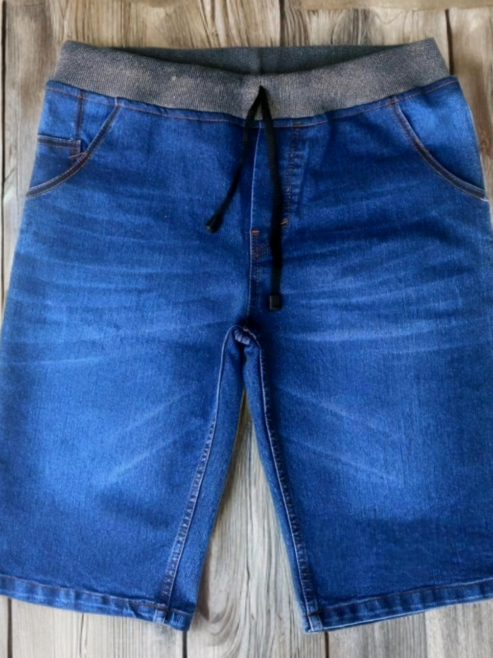 CELANA PENDEK PRIA JEANS KOLOR RIP PINGGANG KARET #celana #celanapendek #ponggol #celanakeren #celanajeans #celanamurah 