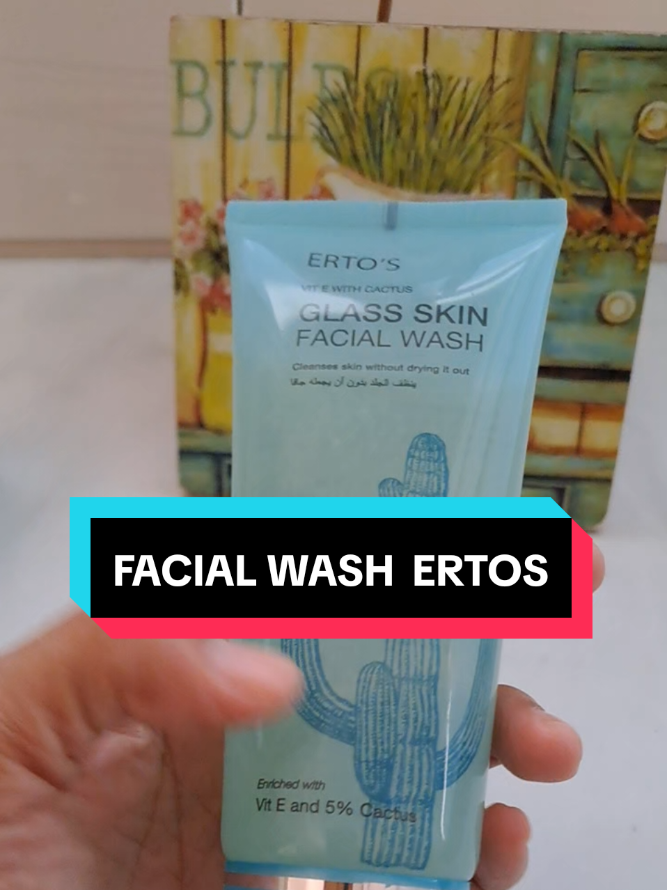 Facial wash ertos #ertos #glassskin #ertosskincare 