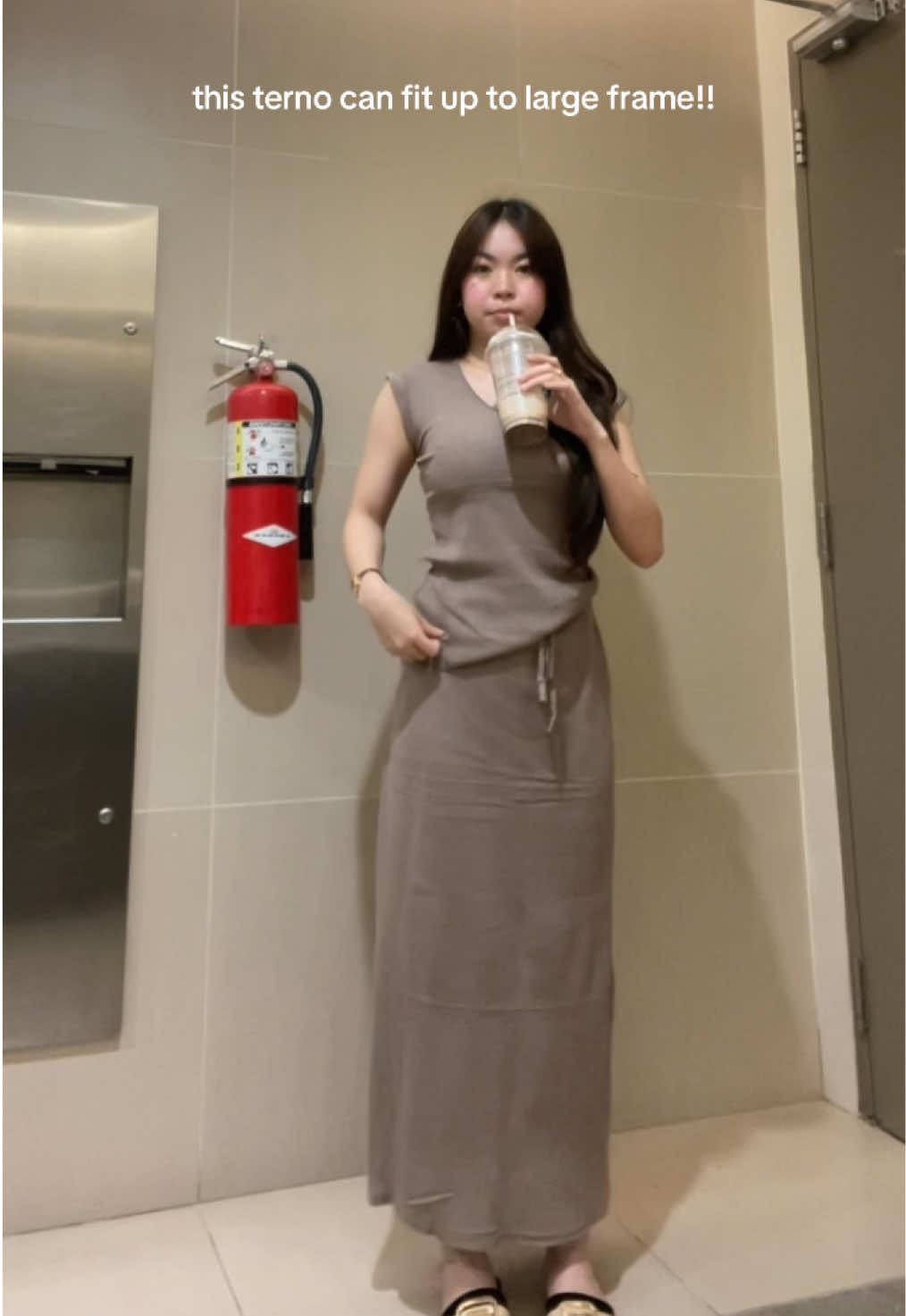 knitted terno is one of my faves<3 #OOTD #outfit #titaoutfits #cozyoutfit #coords 