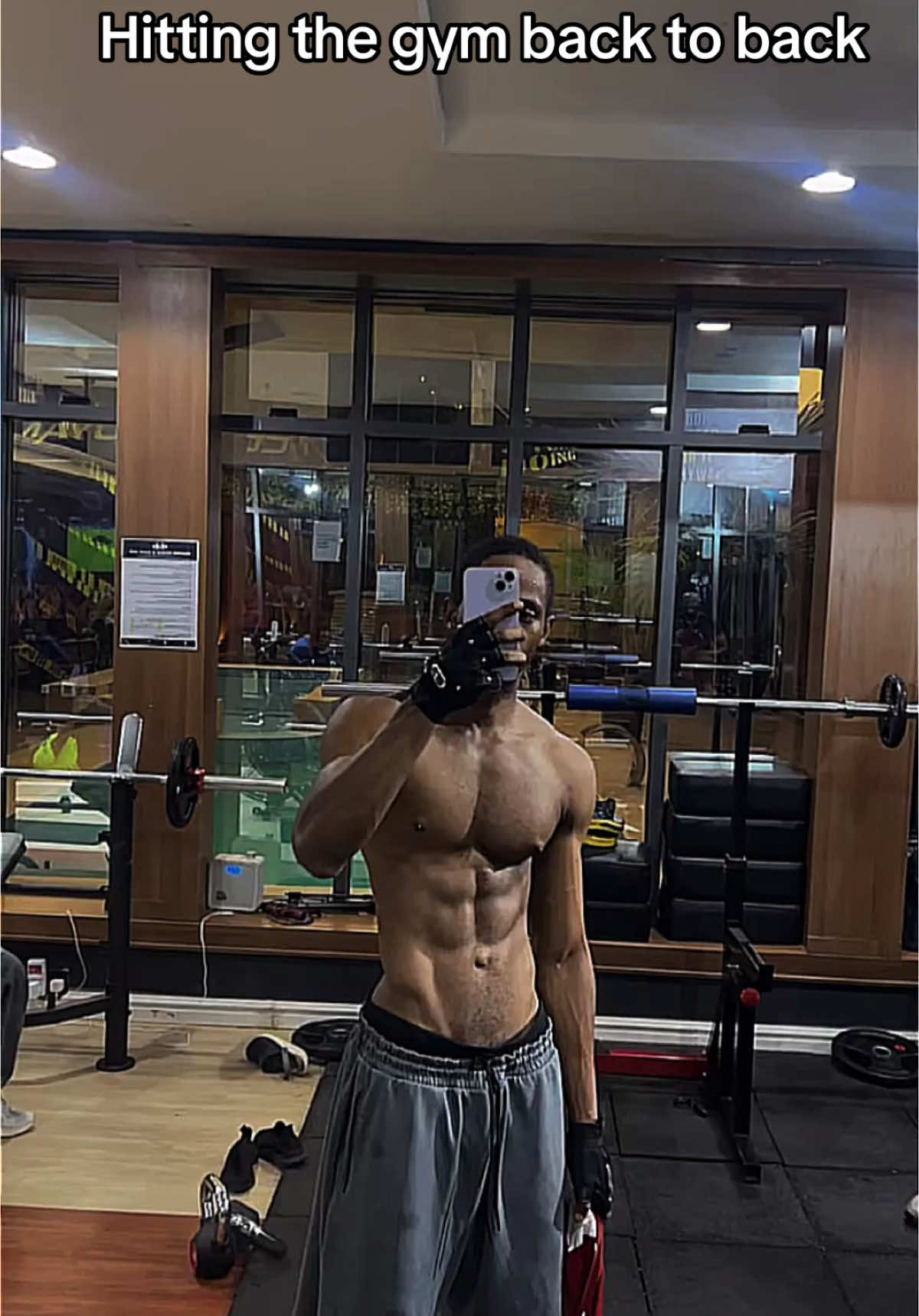 Hitting the gym back to back. Hustle for that muscles.  #viral #gym #Fitness #fyp 