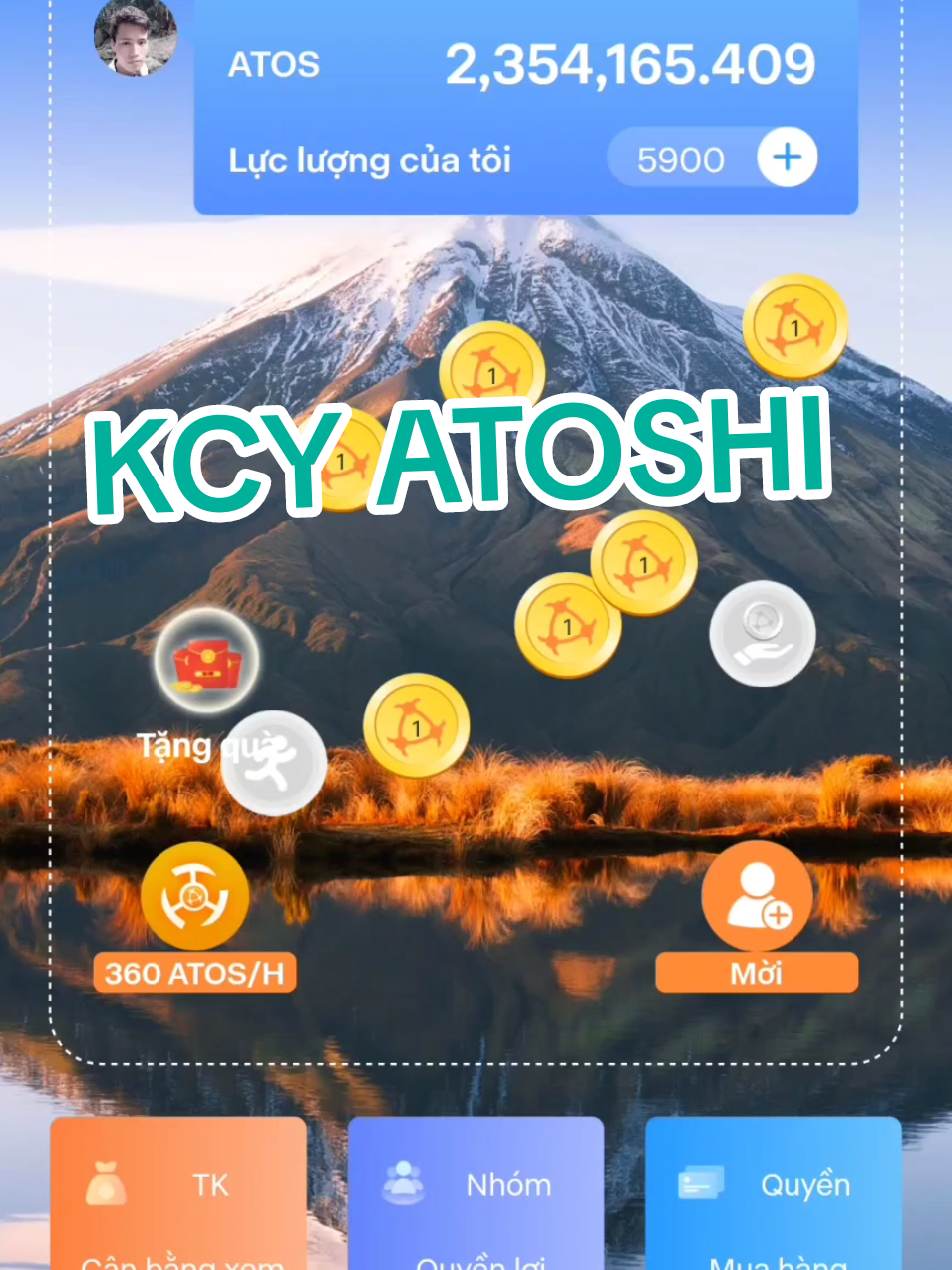 Cánh kyc Atoshi mã mời XB8VGF #atoshi #kycatoshi #coiatoshi 