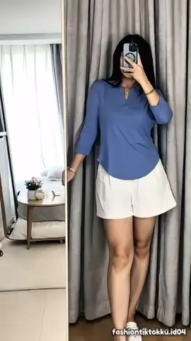 ada nih kak Kaos V neck lengan 7/8 😍💙 sumpah ini beneran cakep banget pas dipake 😭👌 bahan adem dan melar jadi muat BB JUMBO yaa 👍 #kaos #kaoswanita #kaosvneck #kaosvneckcewek #kaosvneckwanita #kaosvneckjumbo #kaosmurah #fyp #viral 