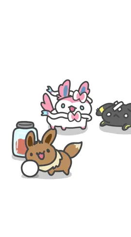 #イーブイ 最強説‼️アニメーション制作はYaraさん✨ Guess who opens the jar‼️ A Yara production✨ #ブラッキー #ニンフィア #ポケモン #ポケットモンスター #Eevee #Umbreon #Sylveon #Pokemon #Pokémon #伊布 #月亮伊布 #仙子伊布 #不可思議的寶可夢 #寶可夢