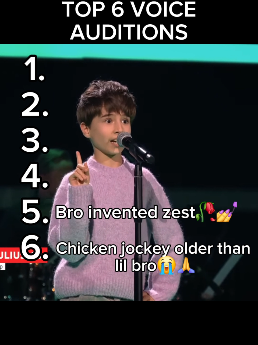 Top 6 Voice kids auditions part 3 #top5 #top6 #thevoice #amadeus #fy #funnytiktok 