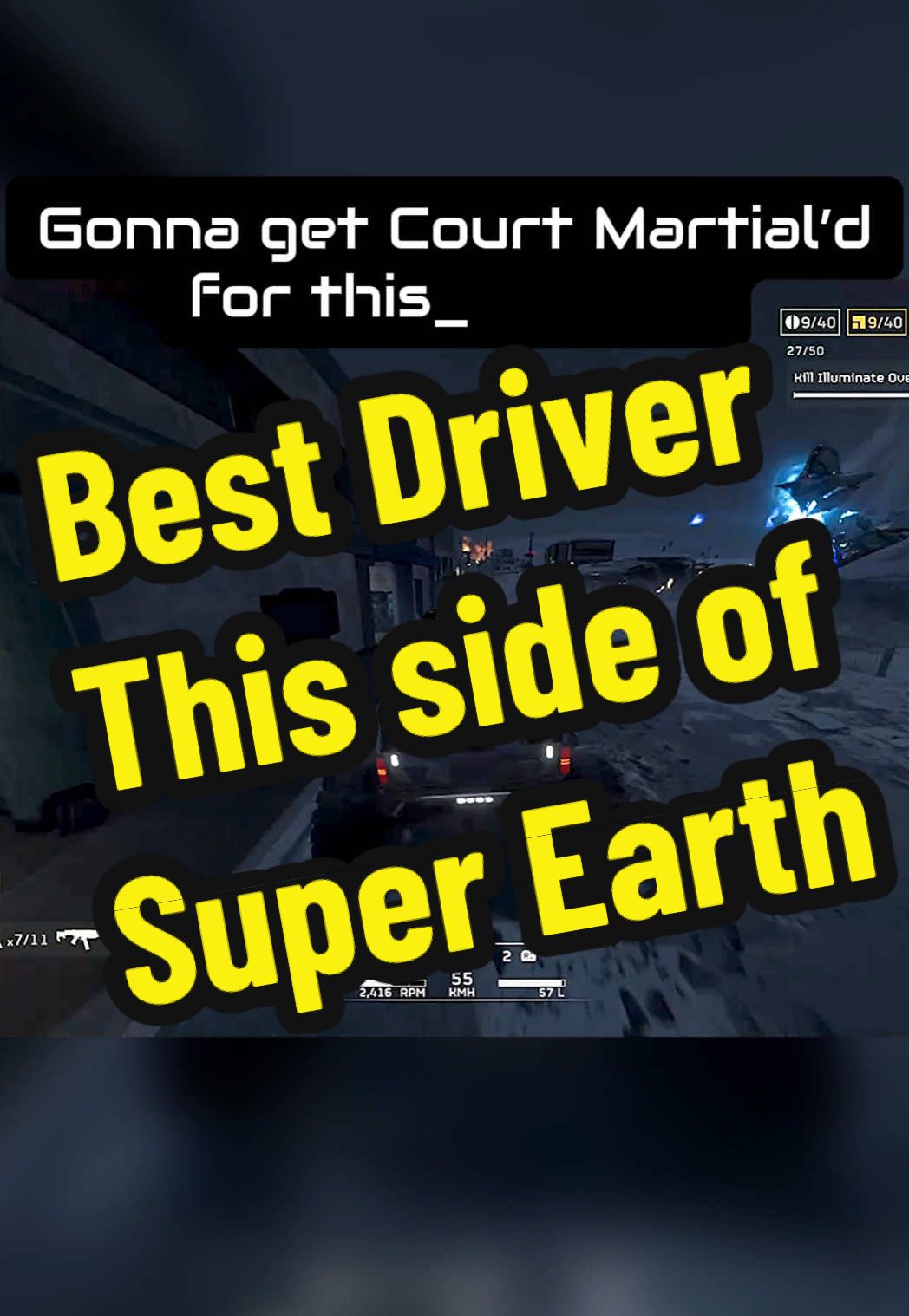 The best driver this side of Super Earth  #helldiver #helldivers #helldivers2 #helldivers2gameplay 