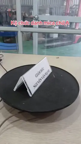 Kệ chức danh mica chữ A #KệchứcdanhmicađểbànchữA 
