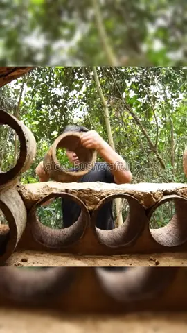 Build a House Under an Old Tree. P2 #bushcraft #build #camp #camping #survival #shelter #wildlife #Outdoors #outdoor #viral #fyp